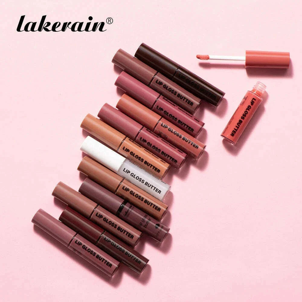 Butter Non-stick Cup Gloss Lip Gloss Moisturizing Mirror Lip Gloss Lasting Color Lip glaze Dye Lip Liquid Makeup For Women 8ml