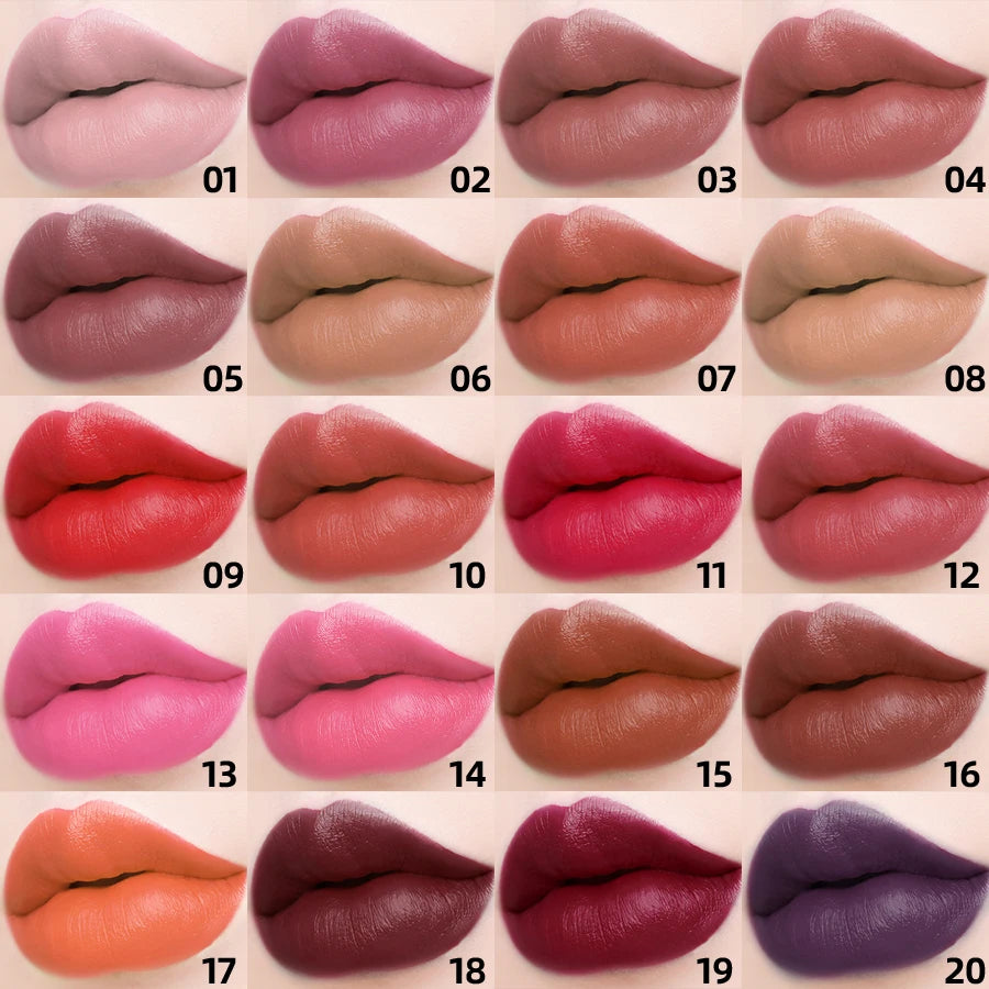 16 Color Nude Brown Lipliner Pen Waterproof Lipstick Sexy Red Matte Contour Lip Tint Lasting Lips Korean Makeup Product Lipgloss
