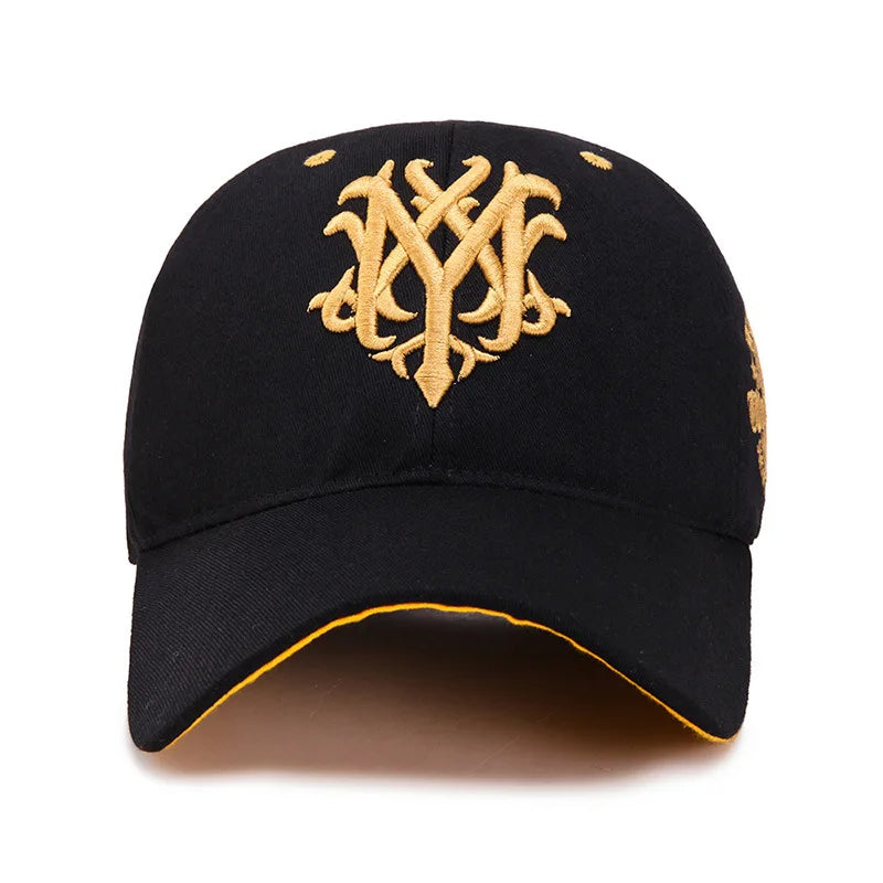Totem Embroidered Baseball Cap Fashion Men Women Caps Spring And Summer Snapback Hip Hop Hat Adjustable Flame Sun Shading Hats - Kimlud