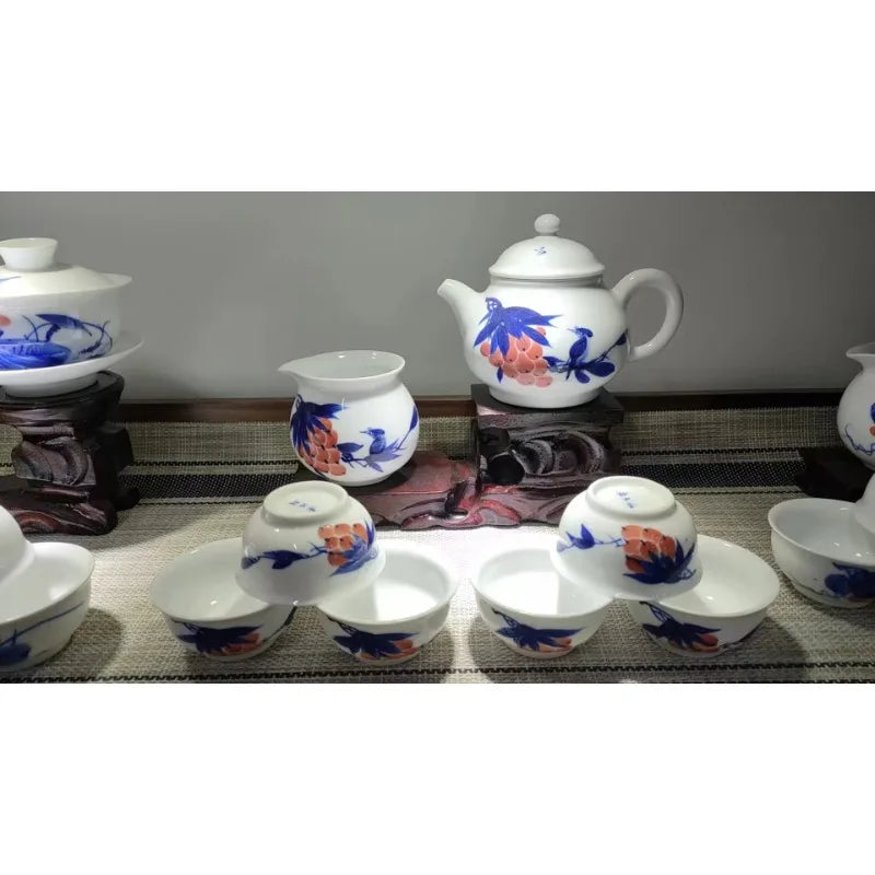 Christmas CeramicTableware 60Piece Set Equipped With Turkey Pot Fashion Xiaozi Series Ten Dining Simple Bone China...
