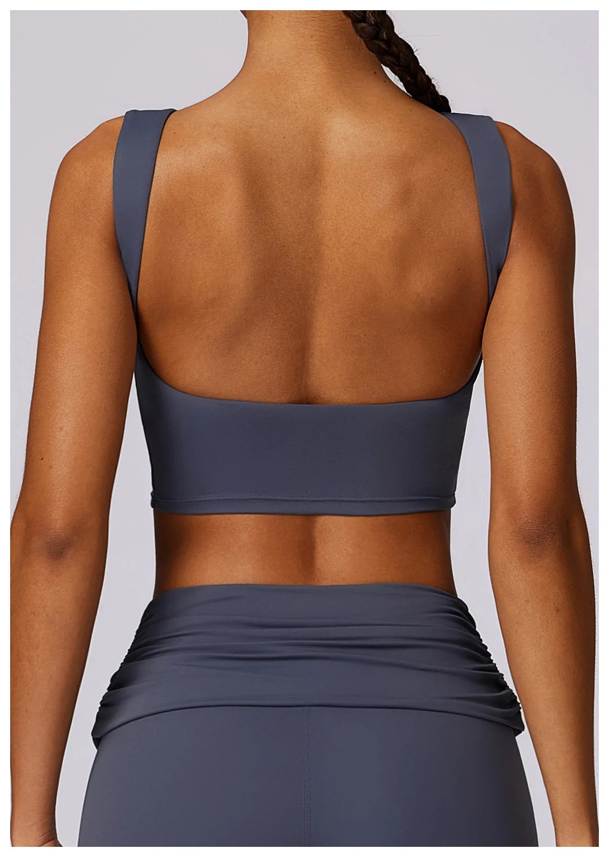 High Strength Sports Bra Shockproof Crop Top Anti-sweat Fitness Top Women Yoga Bra Backless Push Up Sport Top Gym Workout Top - Kimlud