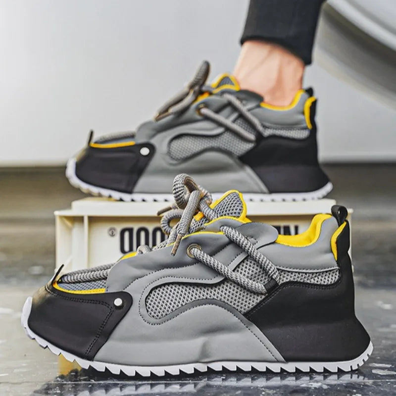 Big Size Sneakers for Men Fashion Outdoor Casual Shoe Breathable Trainer Shhoes for Men Platform Running Shoes Кроссовки Мужские