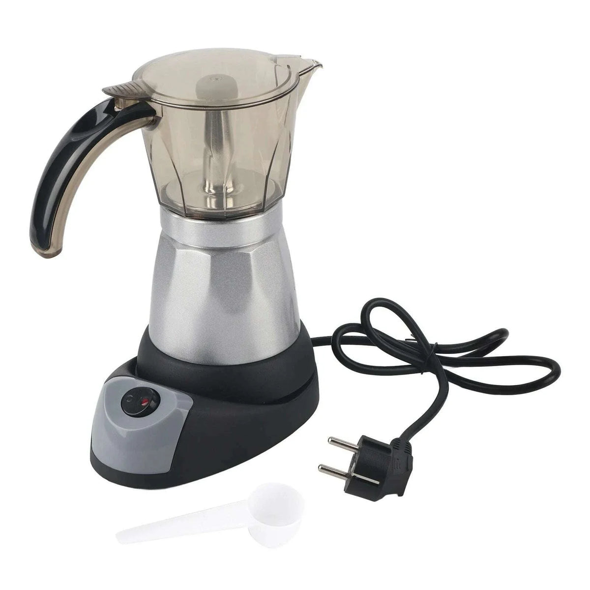 Coffee Maker Large Capacity Electric Pot Stovetop Coffee Maker Coffee Percolator(EU Plug) Stovetop Maker