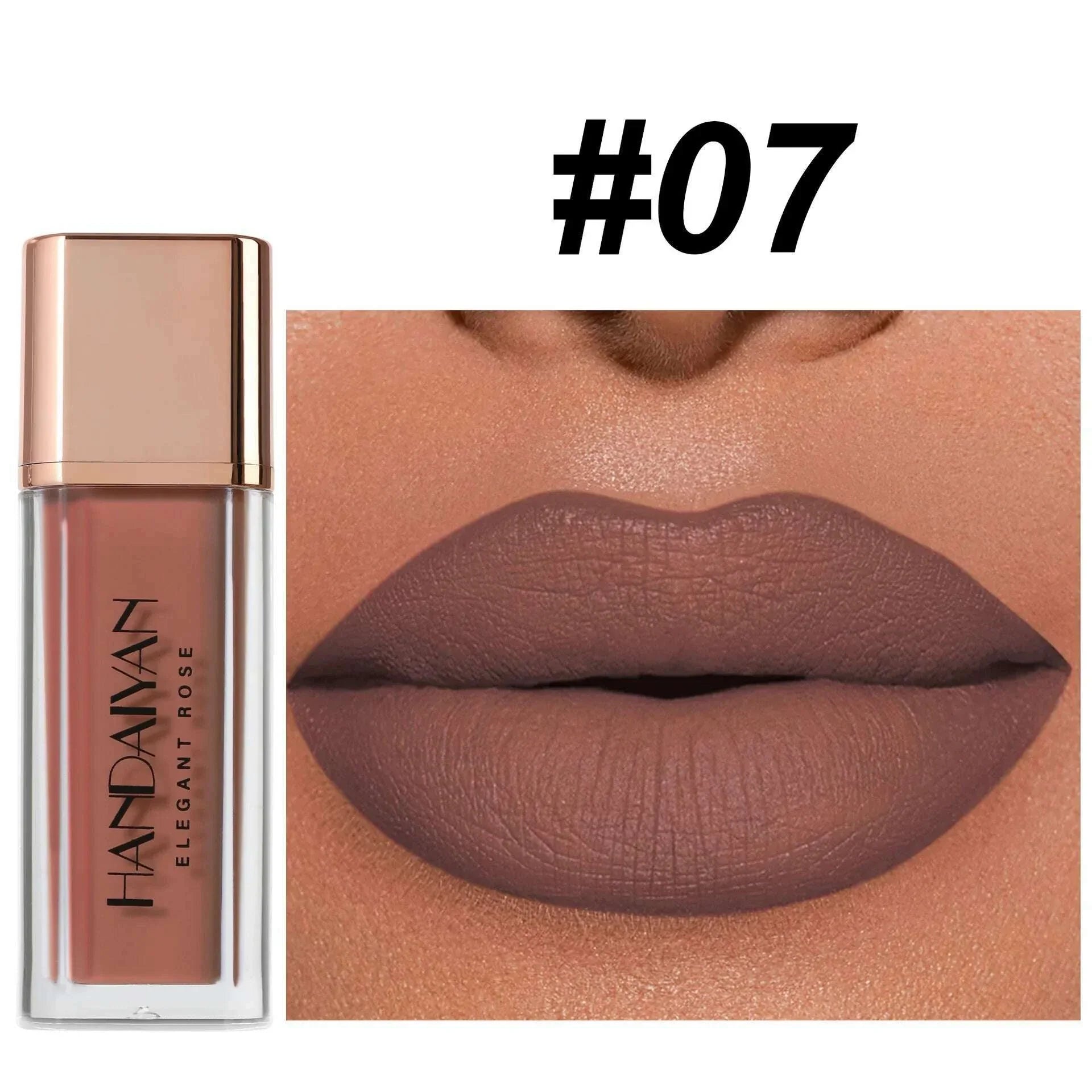 handaiyan 8 colors waterproof non-stick cups do not lose color matte mud lips fast drying lipstick matte lip glaze