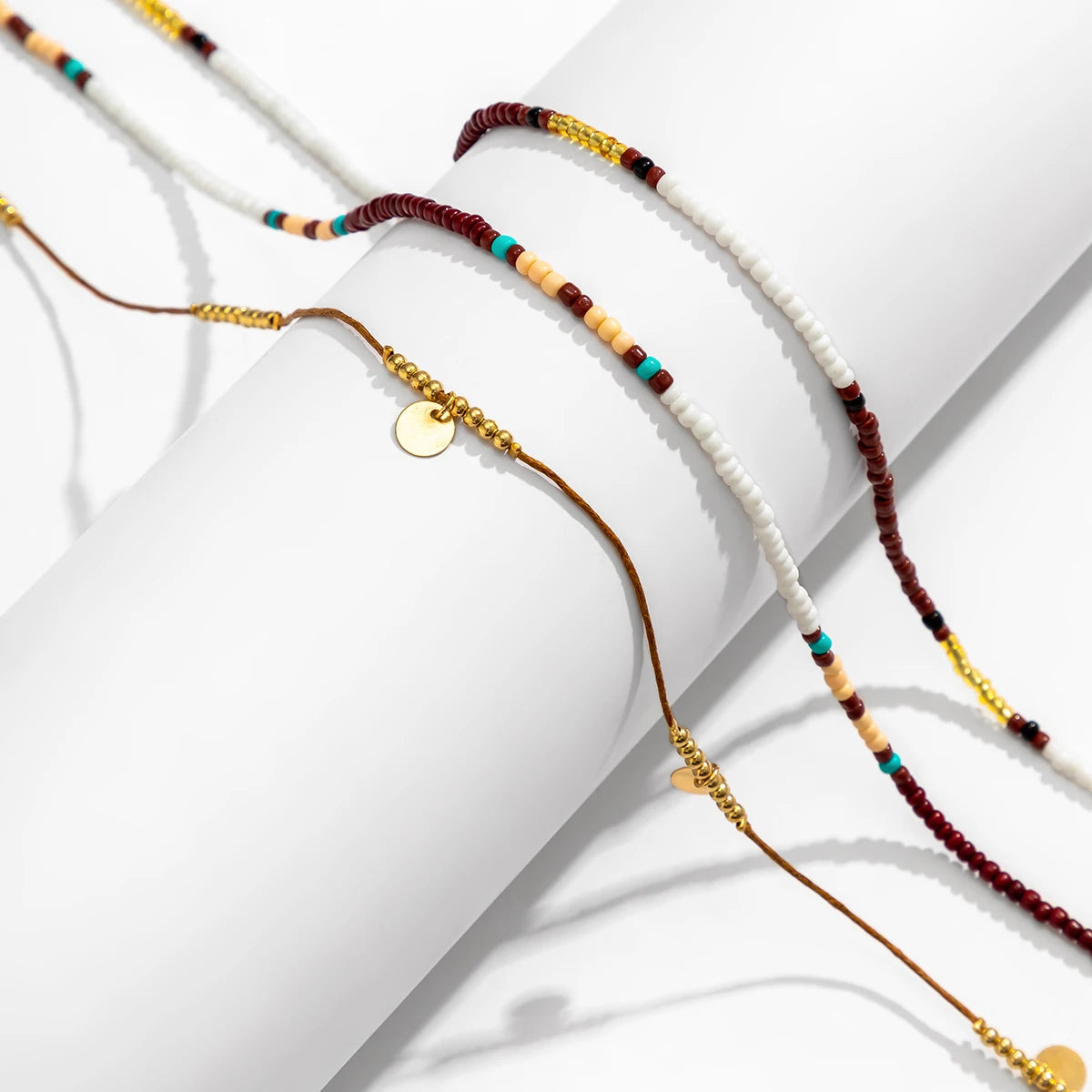 Salircon Bohemian Colored Seed Beads Beaded Waist Chain Vintage Multi layered Belly Chain Charming Sexy Summer Body Jewelry - Kimlud