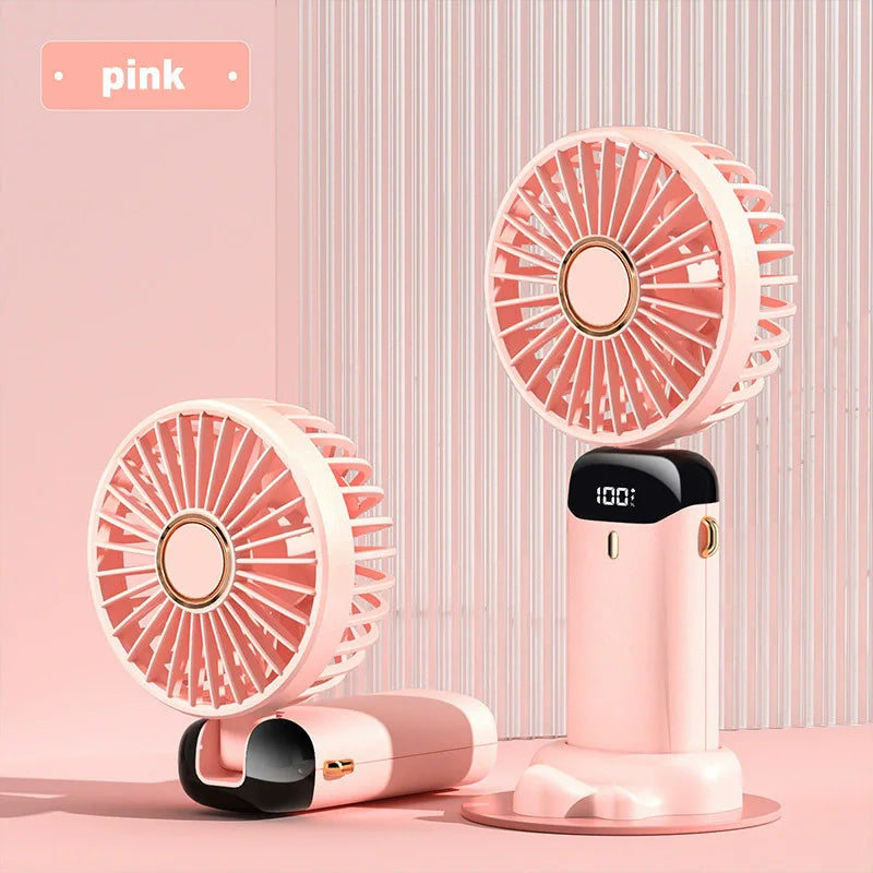 New Electric Fan Portable Air Conditioner Mini Cooler Rechargeable Neck Fans for Home Free Shipping Hand Usb Conditioning Blades