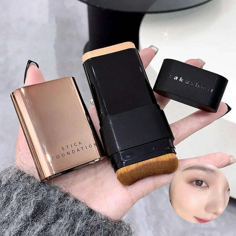 Eraser Foundation Stick Water Moist Light Concealer Foundation Covering Acne Scarring Dark Under-eye Circles Face Beauty Makeup