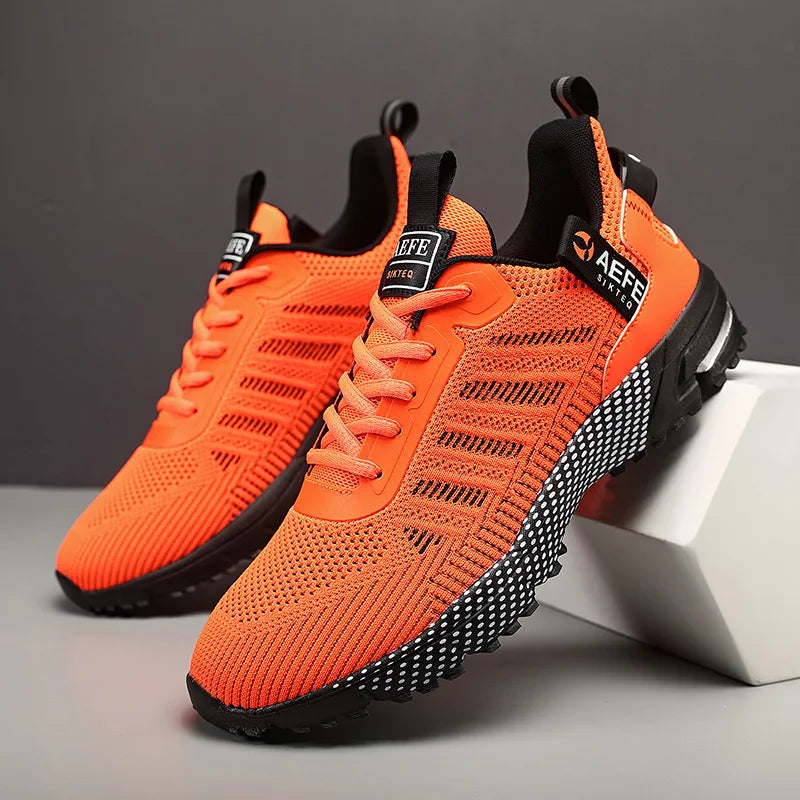 New Men Running Shoes Breathable Outdoor Sports Shoes Lightweight Sneakers for Men Comfortable Athletic Training Footwear