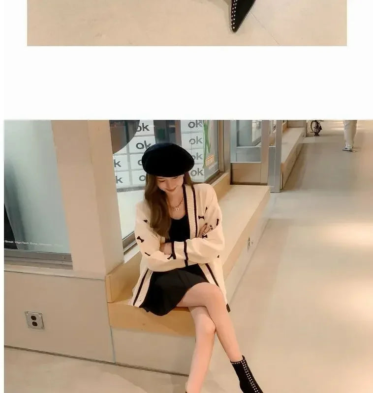 2024 Shallow Spring Autumn Women Ankle Boots Punk Pointed Toes Unqie Heels Designer High Heels Ladies Short Boots Back Zip