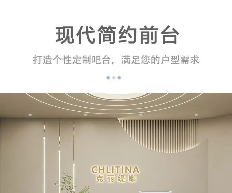 Welcome Service Reception Desks Sales Office White Front Reception Desk Cash Register Salon Recepciones Para Negocio Furniture - Kimlud
