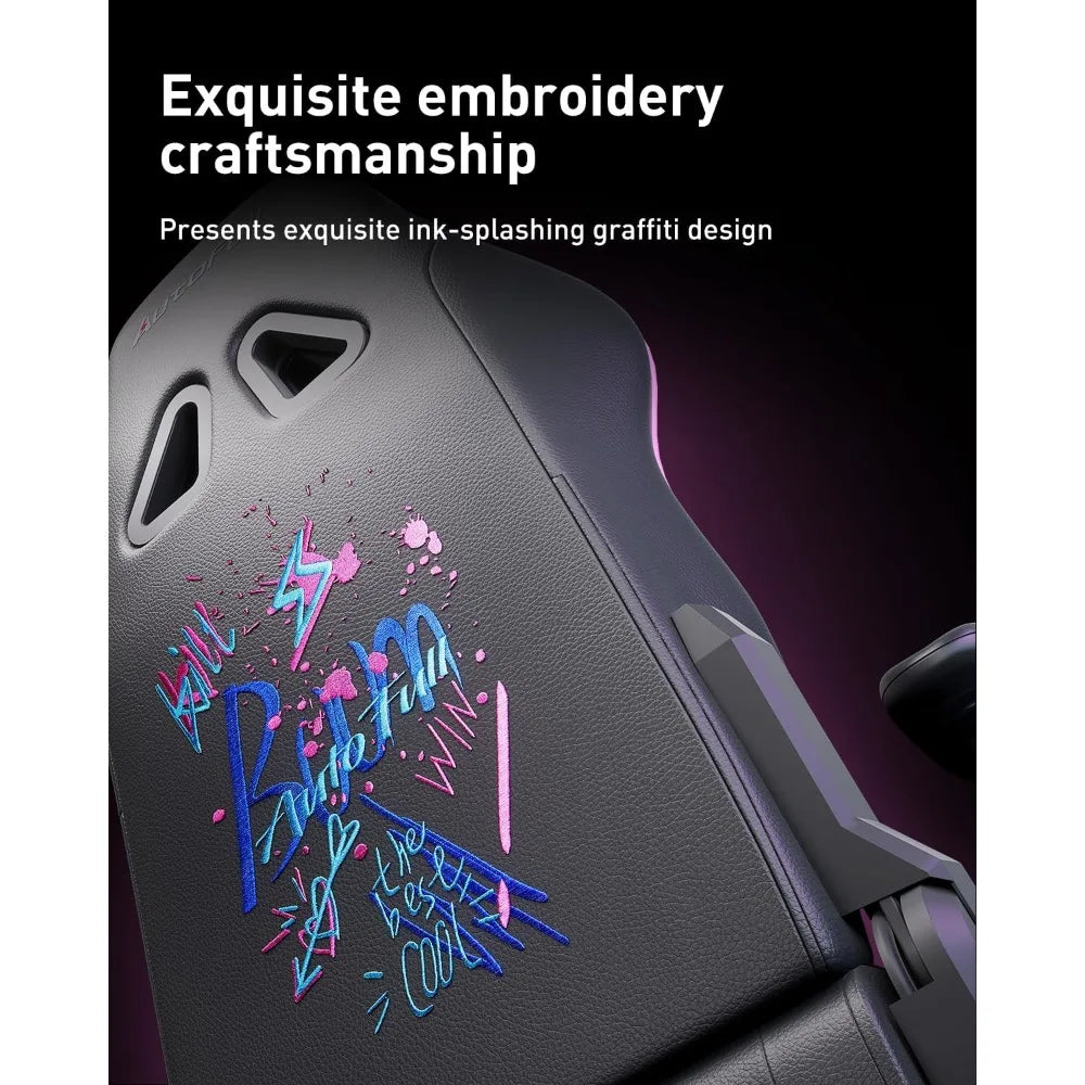 AutoFull C3 Gaming Chair, Ergonomic Wingless Cushion Computer Chair,PU Leather Racing Style Office Chair with Lumbar Support Pil - Kimlud