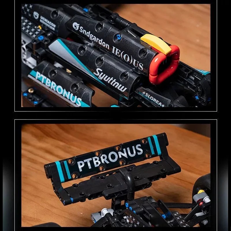 2025 New F1 W14 Racing Car Building Blocks Set 1420PCS Compatible MOC Vehicle Model DIY Holiday Toys Gifts Kids Boys Racing Fans