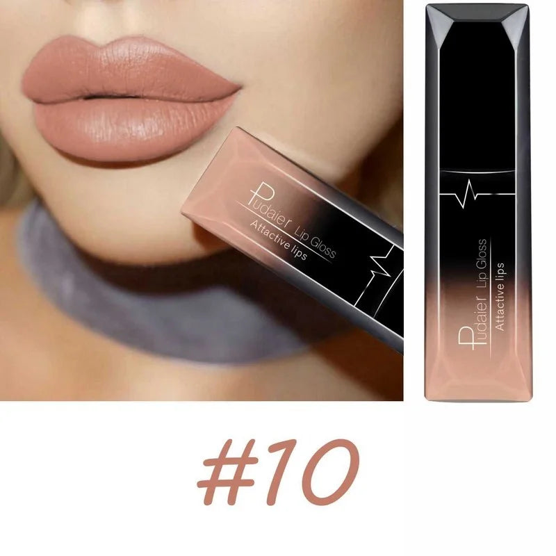 Velvet Matte Liquid Lipstick Waterproof 17 Long Lasting Colors Non Stick Cup Kissproof Smooth Soft Lip Makeup for Girls