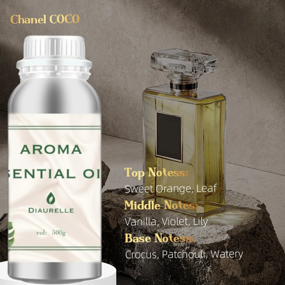 Perfume Hotel Essential Oil 500ML Air Freshener Pure plant essential for oil Hotel aromatic oils Fragrance Diffuser Air Purifier