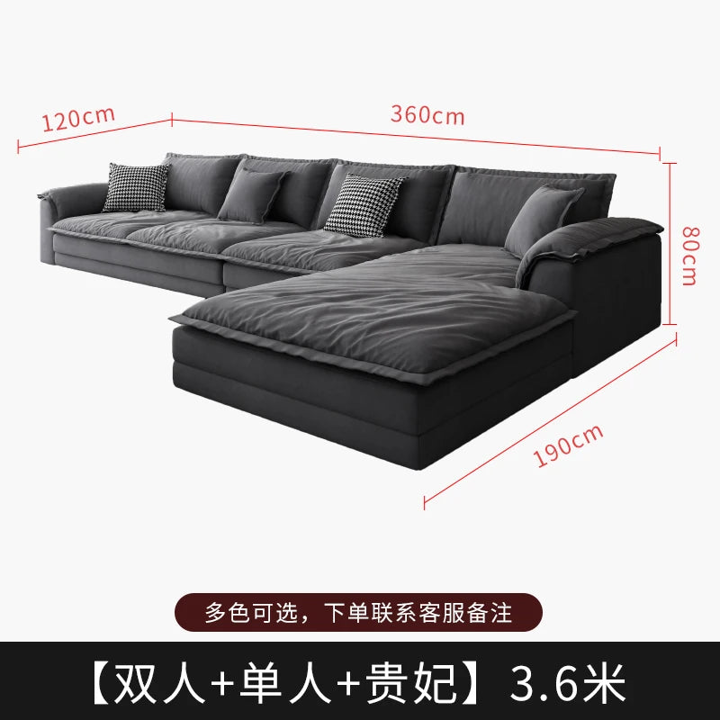 Sectional Lazy Living Room Sofas Pouf Armchair Puffs Cloud Living Room Sofas Corner Nordic Tumbonas Playa Balcony...