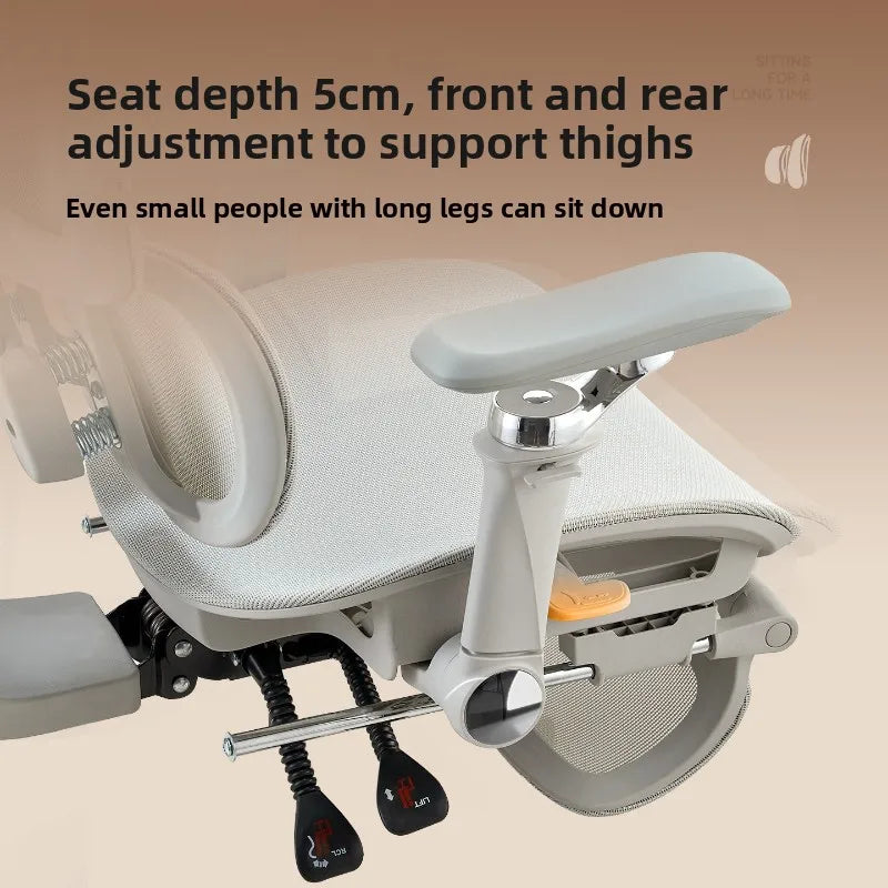 Esports Ergonomic Lift Chair Bedroom 6D Armrest Lumbar Support Computer Chair Household Comfortable Office Backrest Chair - Kimlud