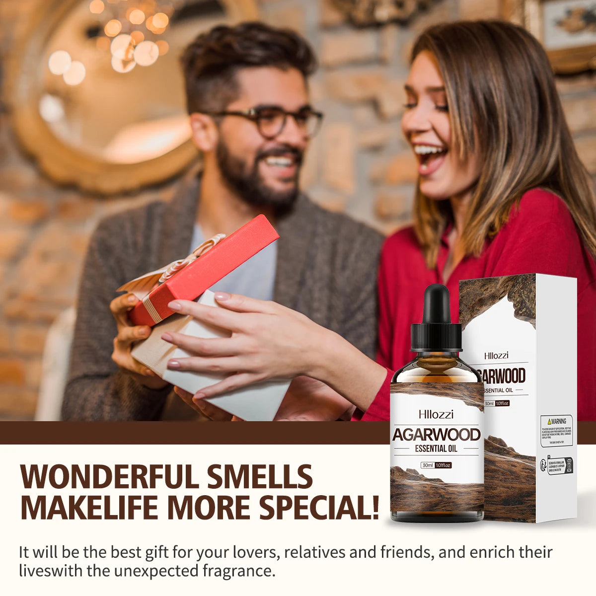 30ml agarwood essential oil pure essential oil rich fragrance aromatherapy massage humidifier car DIY perfume