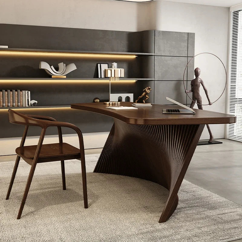 Asthetic Manager Executive Desk Modern Luxury Designer Workstation Office Table Conference Black Mesa De Escritorio Home Office - Kimlud