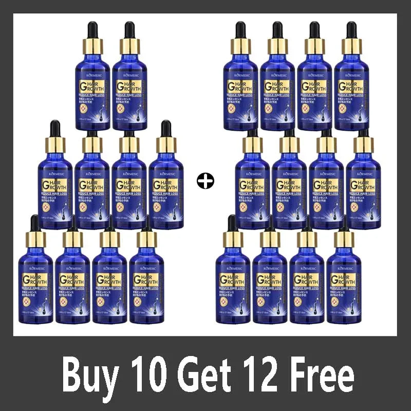 Hair Growth Serum Anti Loss Regrowth Hair Growth Oil Prevent Baldness Repair Damage Scalp Massage Moisturizing Nourish Hair Care - Kimlud