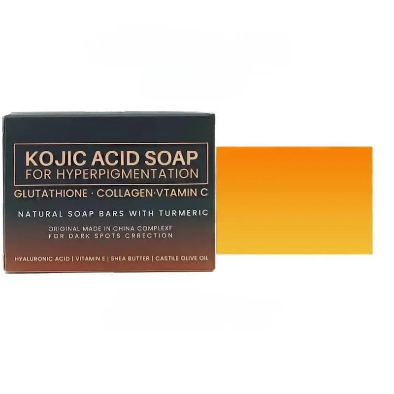 Kojic Acid Dark Spot Remover Whitening Soap Handmade Skin Care Deep Cleaning Moisturizing Cleansing Essential Soap...