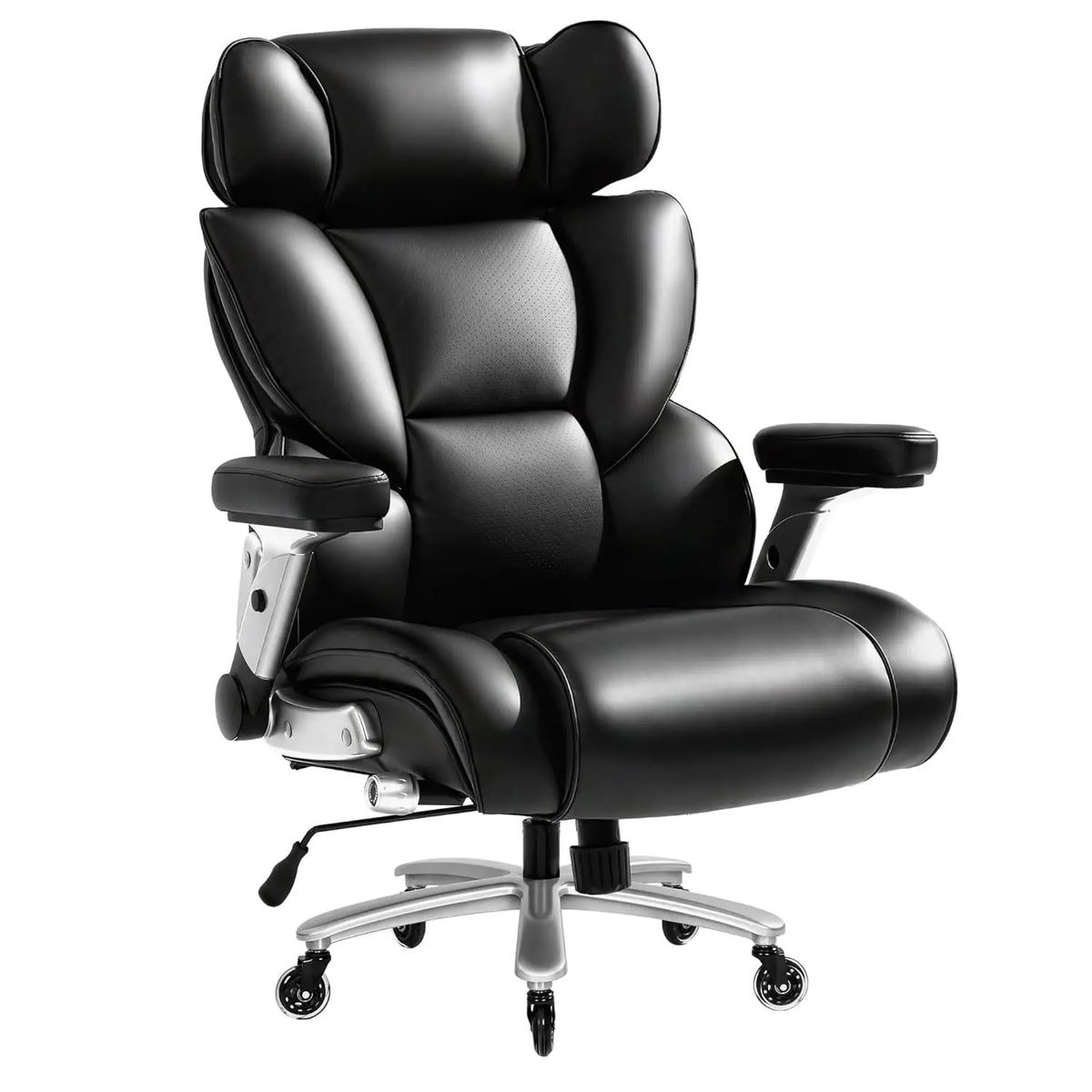 600lbs Big and Tall Office Chair for Heavy People, Heavy Duty Computer Desk Chair with Dynamic Lumbar Support 2D,...