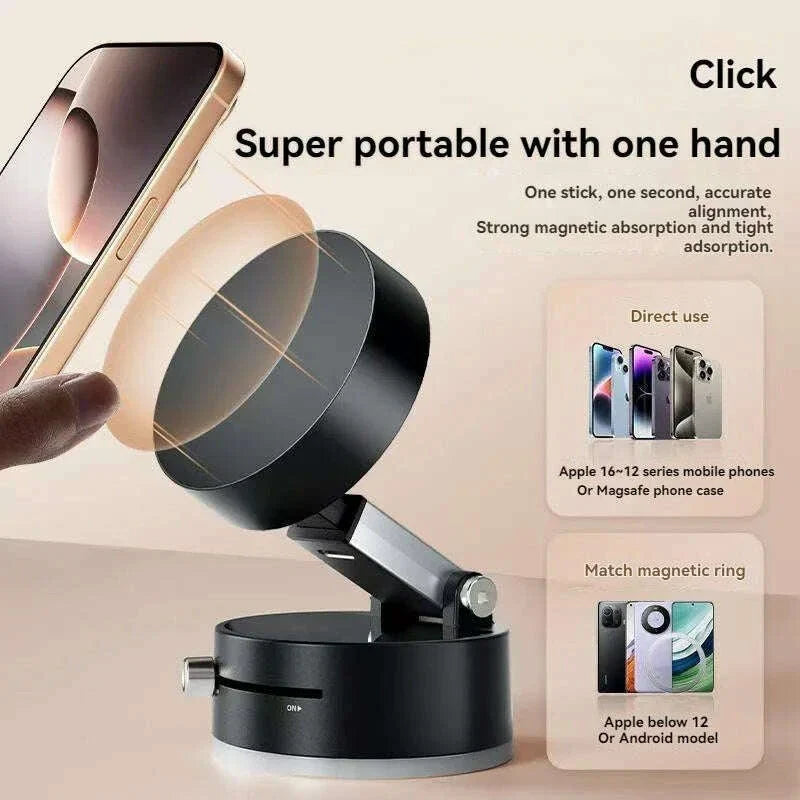 A2 vacuum suction cup mobile phone holder can be used in multiple scenarios and is the best gift for friends.