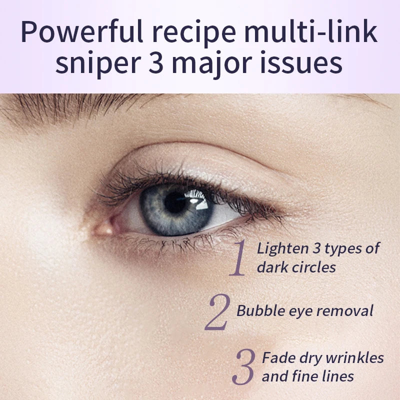 O'CHEAL Anti Wrinkle Anti Dark Circle Eye Cream Roller Massager Moisturizing Eye Bags Anti Aging Hyaluronic Acid Eye...