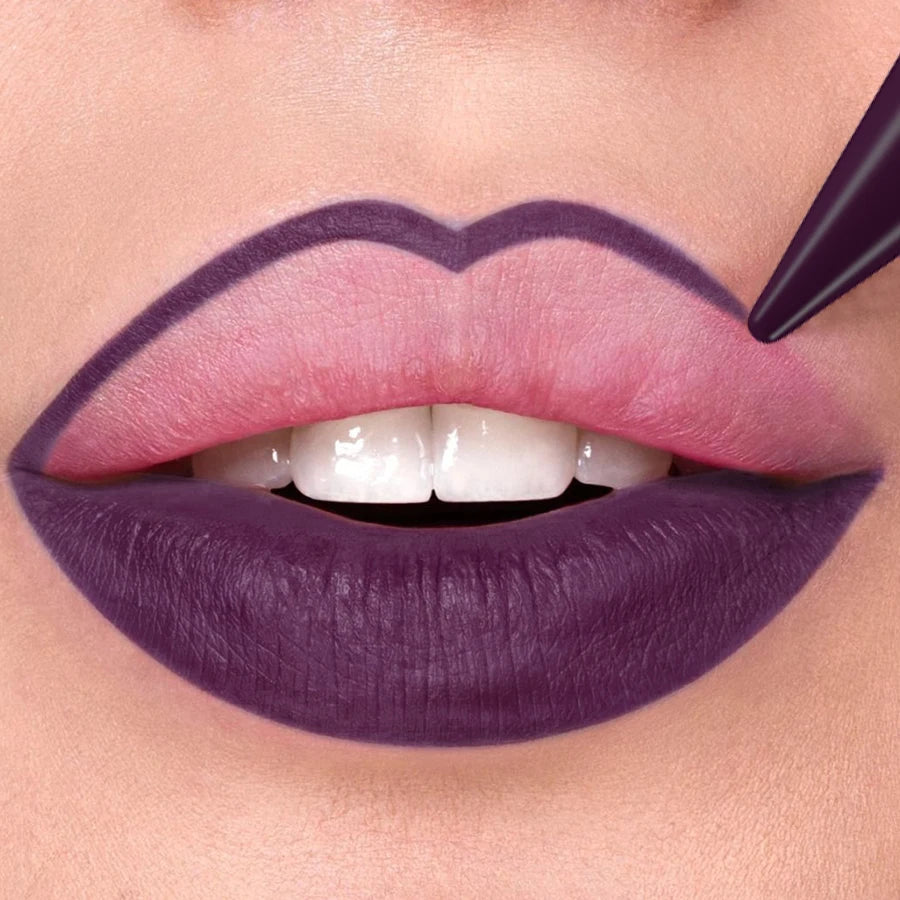 15-colors sexy red lipstick pen waterproof matte contour tint lipstick long lasting lip glaze brown lipliner pencil lip makeup