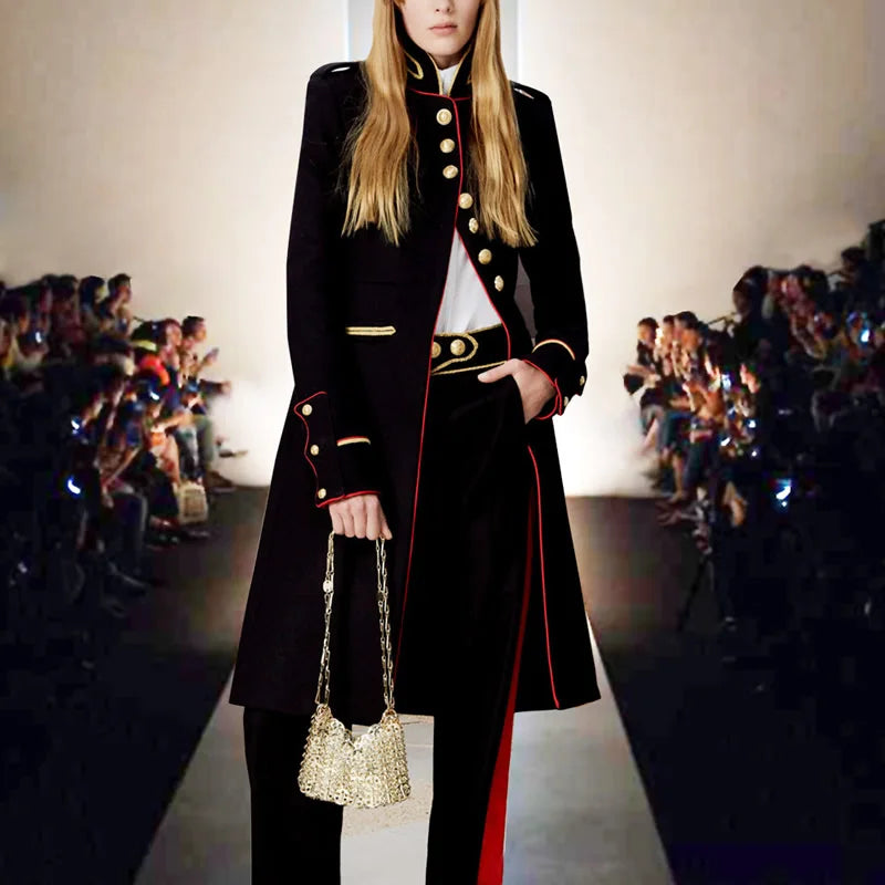 Winter New Women Woolen Coat Fashion Single Breasted Coat