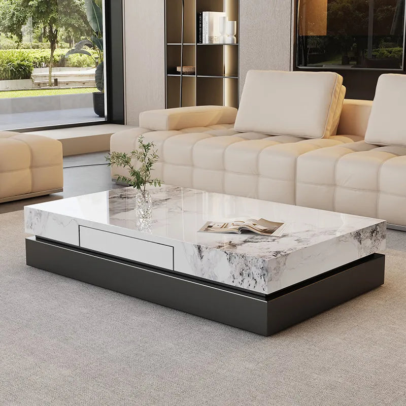 Italian Minimalist Coffee Table Simple Aesthetic Decoration Modern Coffee Table Nordic Luxury Mesas Bajas Postmodern Furniture - Kimlud
