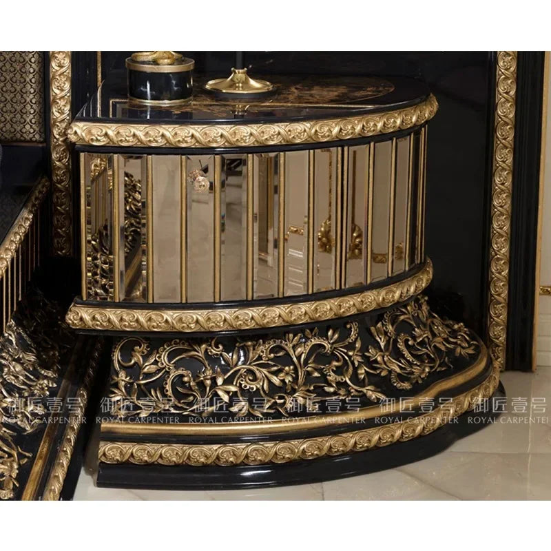 Apartment Solid Wood Bed Double Nordic Modern Princess European Bed Confortable High Quality Wedding Muebles Bedroom Furniture