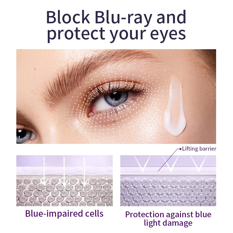 O'CHEAL Anti Wrinkle Anti Dark Circle Eye Cream Roller Massager Moisturizing Eye Bags Anti Aging Hyaluronic Acid Eye...