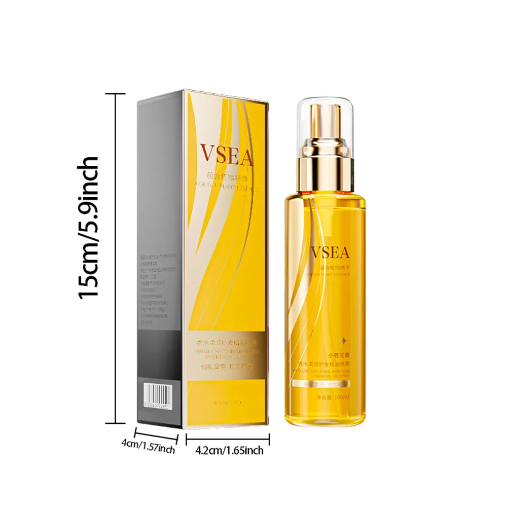 Lightweight Hair Oil Mist Serum, Botanical Extracts Hair Treatment for Split Ends,Frizz & Flyaways,Nourishing...