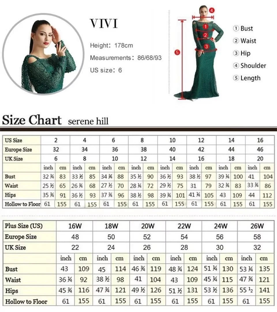 Serene Hill Customized Arabic Caramel Mermaid With Overskirt Beaded Evening Dresses Luxury Gowns For Formal Occasion...