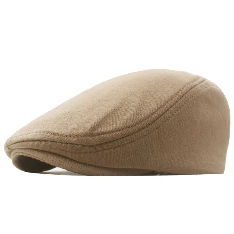 Fashion New Men's Casual Newsboy Hat Flat Cap Winter And Autumn Retro Beret Hat Wild Casual Hats Octagonal Cap Winter...