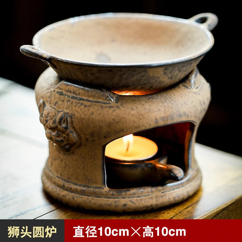 Home use candle warming tea waking tea deodorizing tea leaves fragrance warming tea heating insulation tea ceremony tea brewing