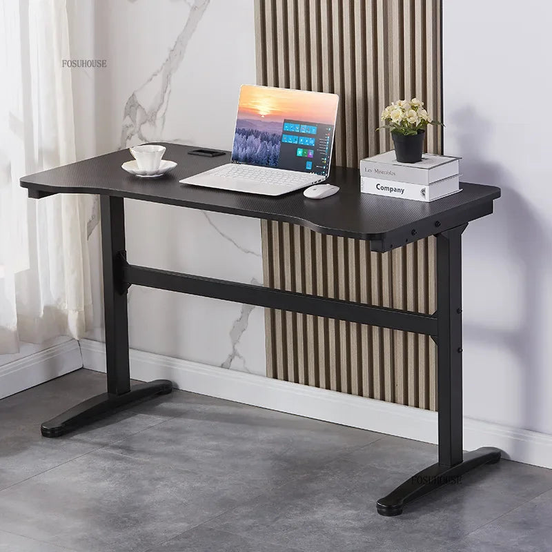 Carbon Fiber Computer Desks Desktop Home Gaming Desk Simple K-shaped Workbench Dormitory Student Study Desks Office Furniture A - Kimlud