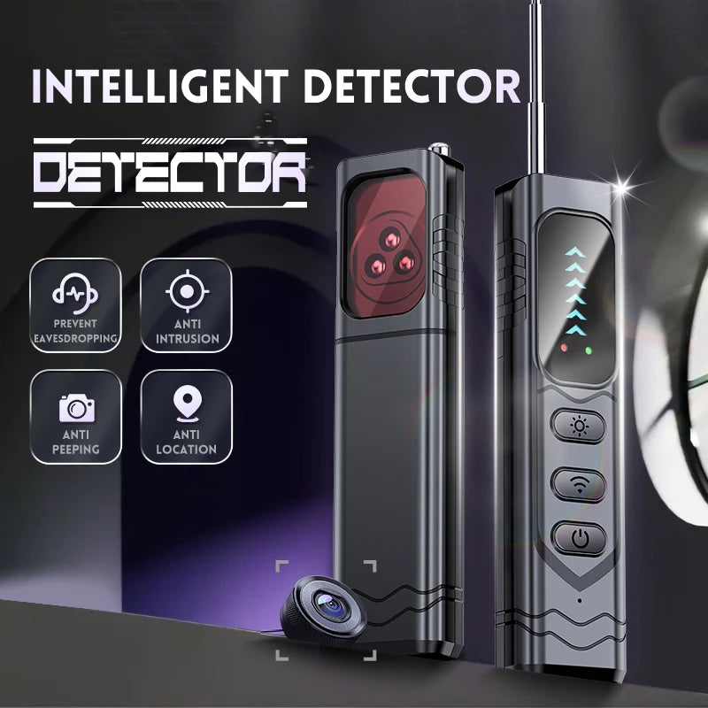 Hidden Camera Detector Anti-Spy Car GPS TrackerListening Device Bug RF Wireless All Sianal ScannerGadget Security...