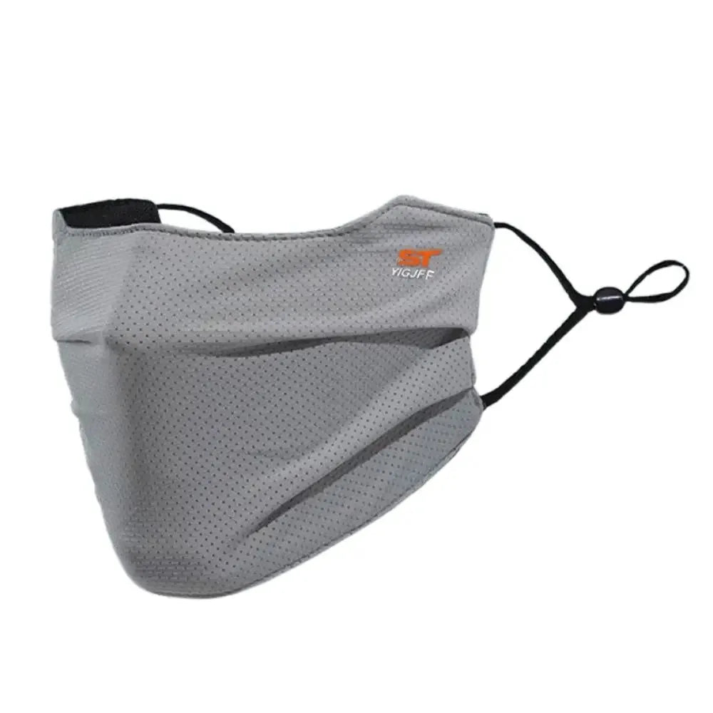 Breathable Ice Silk Face Cover UV Face Shield Washable Reusable Sun Protection Face Mask for Motorcycle Running Riding Exercise