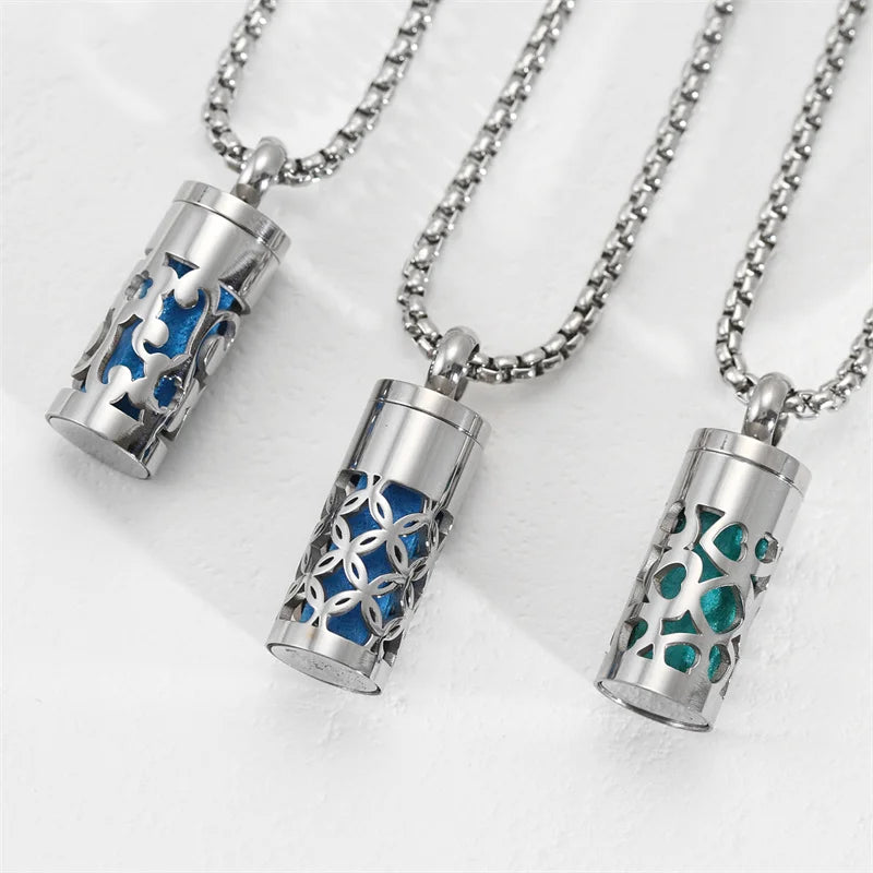 Incense diffuser Necklace Aromatherapy Pendant necklace Lotus Fragrance Pendant Essential Oil Essential Oil Diffuser...