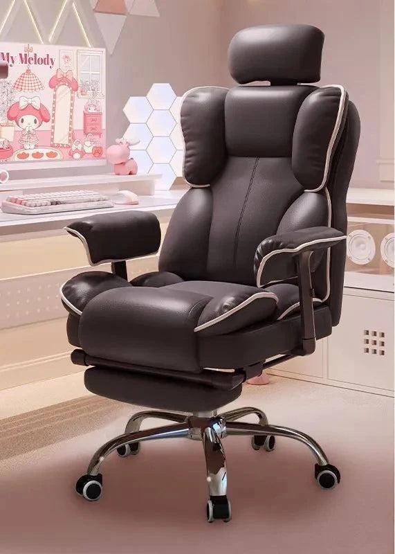 Comfortable Sofa Chair Ergonomic Design for Office Computer Chair Long Sitting | Kimlud Office Luxury Chair
