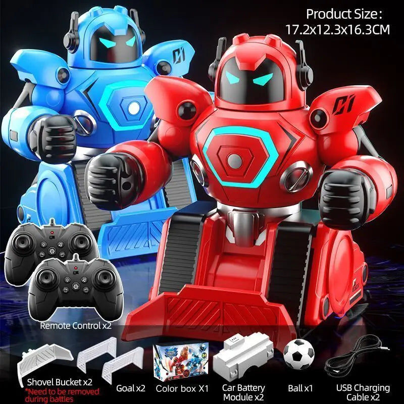 JJRC R30 parent-child interactive remote control football fighting robot double boxing remote control boy DIY children's toy