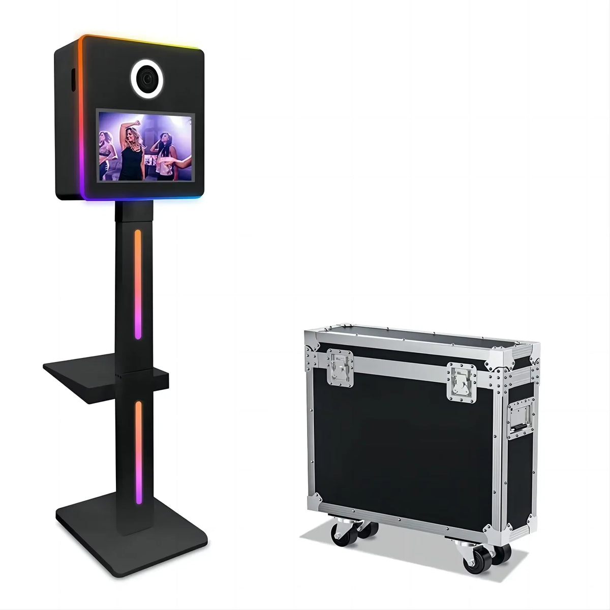 High Quality Portable Standzone 15.6 Inch Touch Screen DSLR Photo Booth Machine Selfie Photo Booth for Wedding Party...