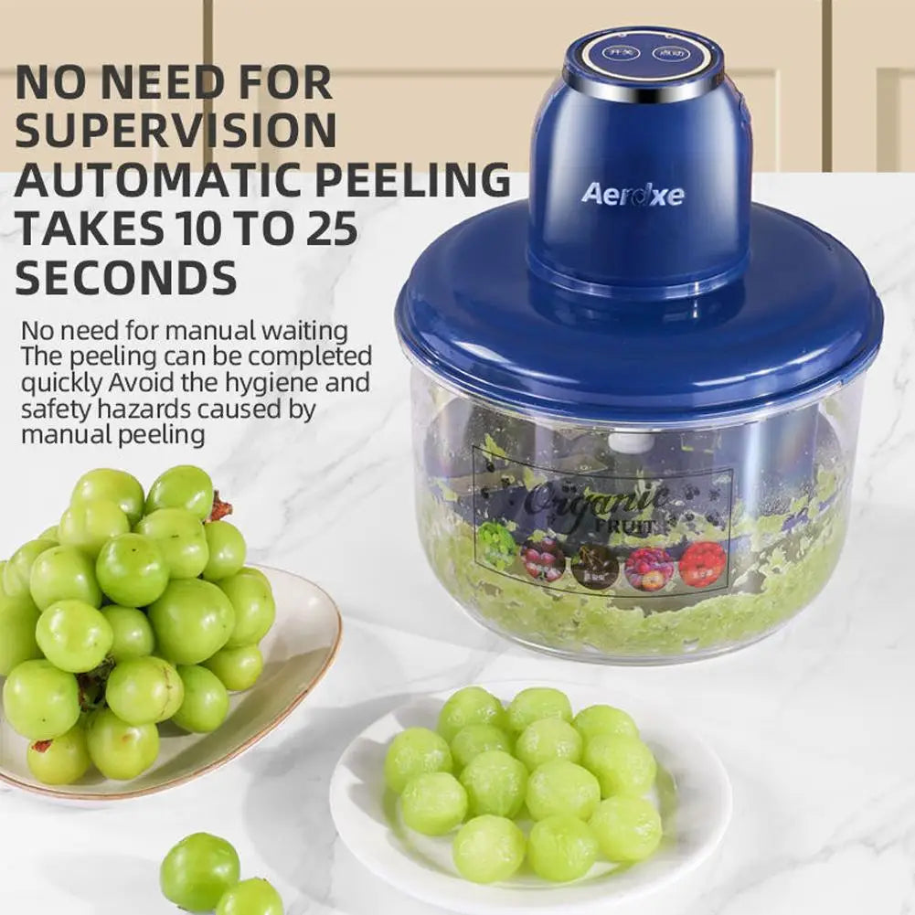 Automatic Electric Grape Peeler Machine - Hands-Free Skin Remover for Berries Fruits, Fruit Prep Tool, Effortless Peeling