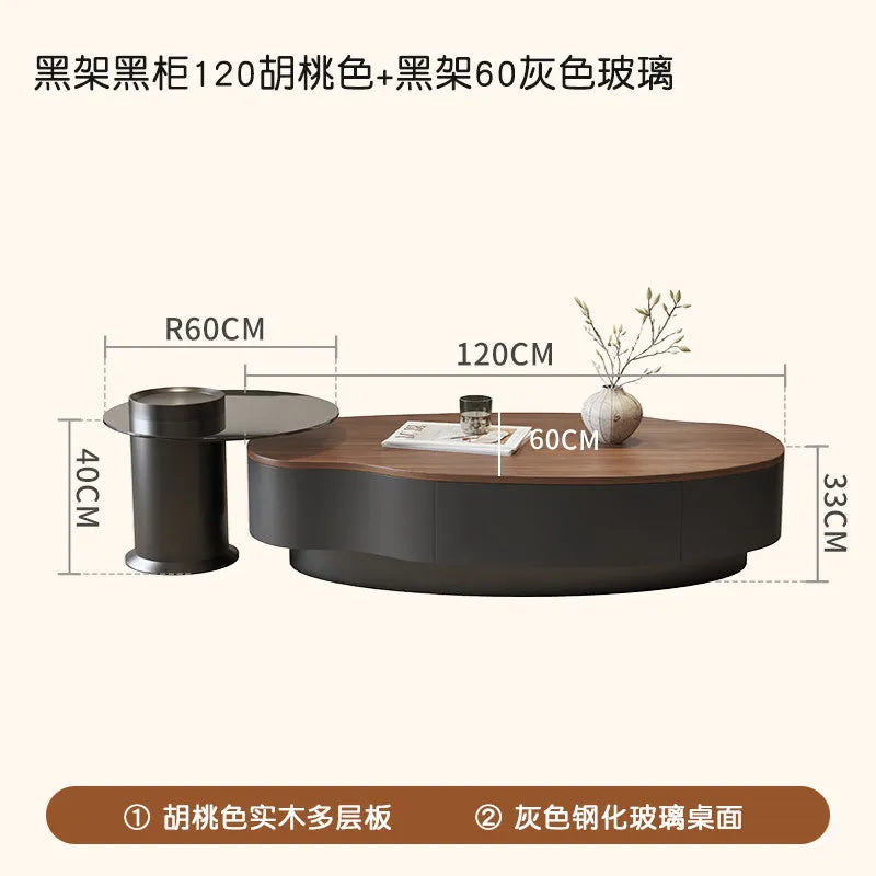 Designer Living Room Coffee Table Aesthetic Italian Writing Modern Coffee Table Decoration Unique Mesa Auxiliar Home...