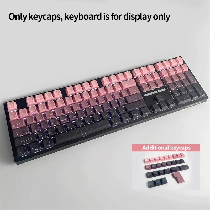 2026 New Cherry Height Keycap Side Print Dual Injection Character Full Set of OEM Keycaps suitable for Mechanical Keyboard