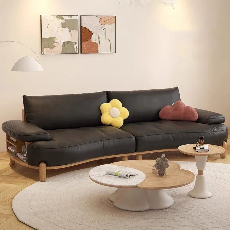 Modern Cute Foam Sofa Modern Europe Girl 3 Seater White Sofa Reading Designer Muebles Para Dormitorio Living Room Furniture - Kimlud