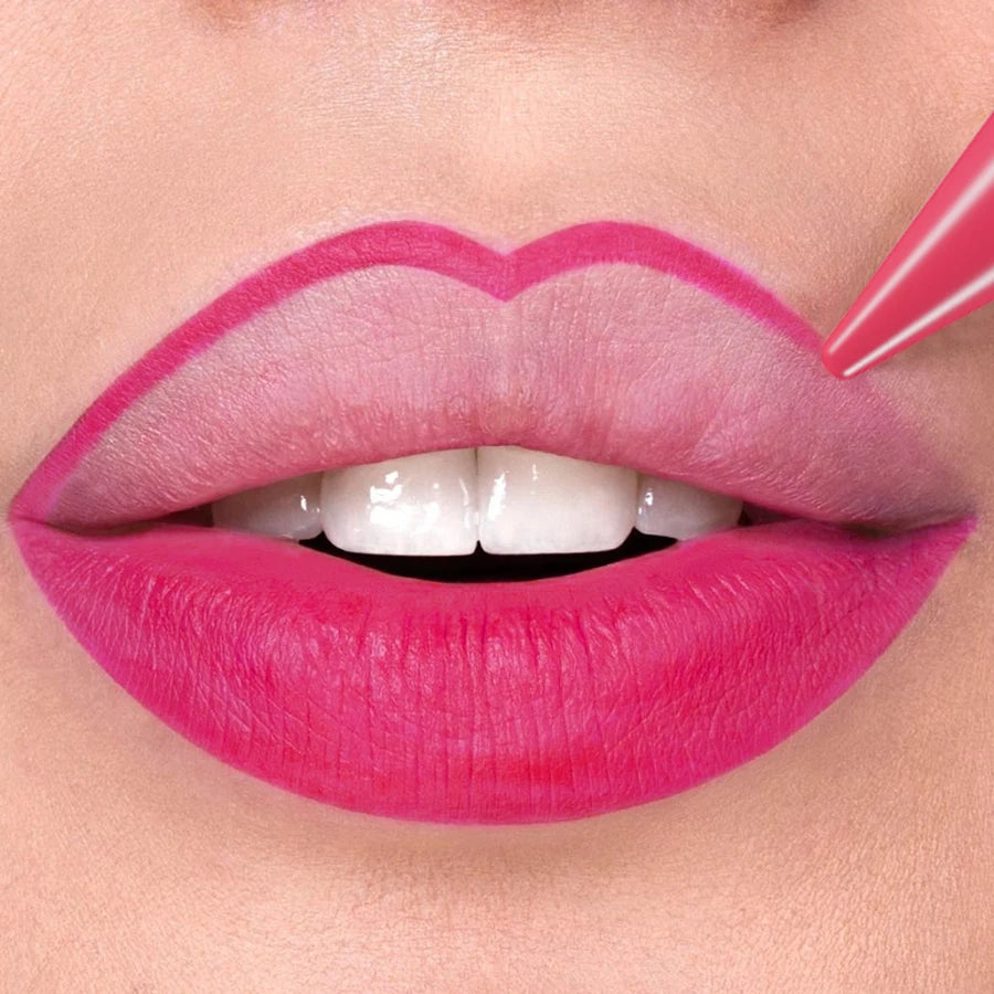 15-colors sexy red lipstick pen waterproof matte contour tint lipstick long lasting lip glaze brown lipliner pencil lip makeup