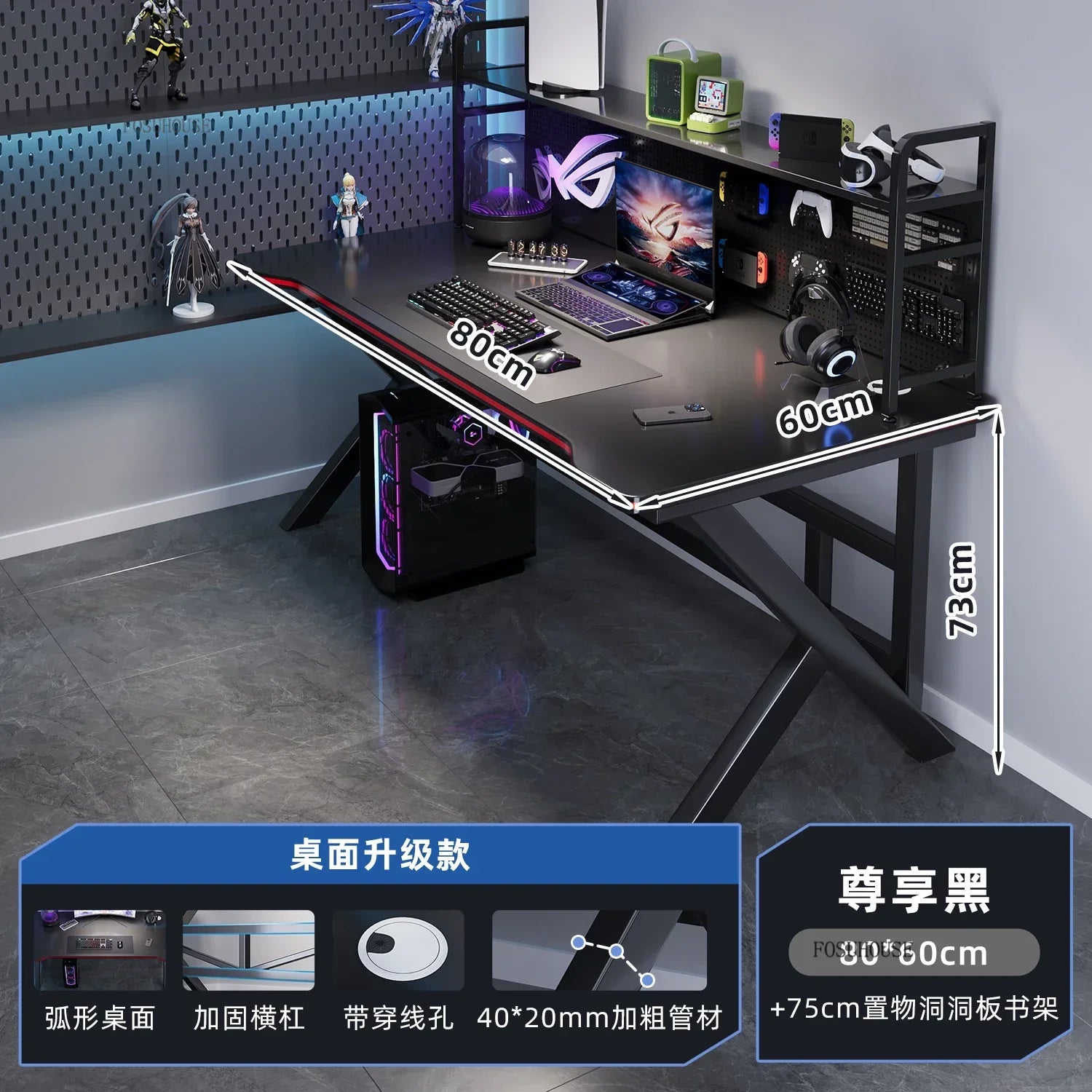Modern Simple Wooden Computer Desks Bedroom Office Desks Home Student Reading Desk Desktop Internet Cafe E-sports Gaming Tables - Kimlud