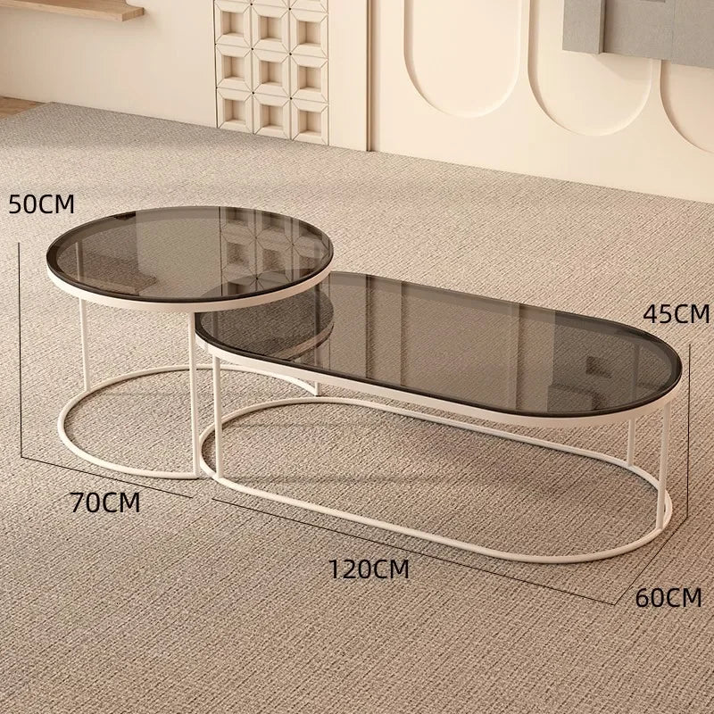 Luxury Clear Coffee Table Nordic Minimalist Bedroom Entryway Coffee Table Centre Living Room Meubles De Salon Room...